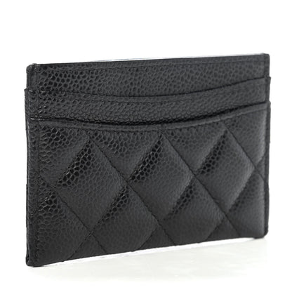 Chanel Caviar Quilted Card Holder Black 2 of 4