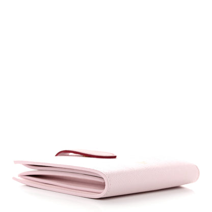 Celine Grained Calfskin Medium Multifunction Strap Wallet Peony Carmin 4 of 14
