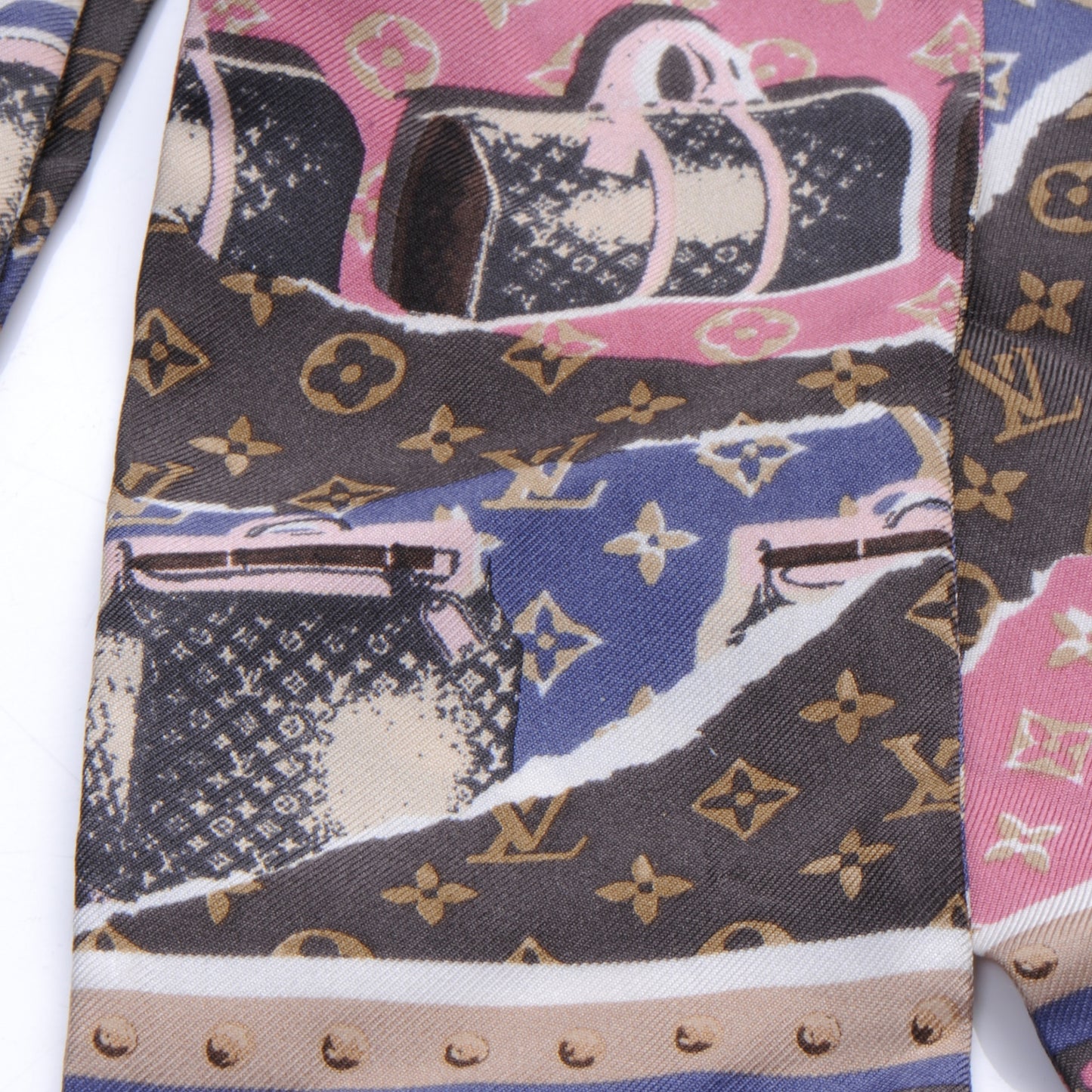 Silk Monogram Wallpaper Bandeau