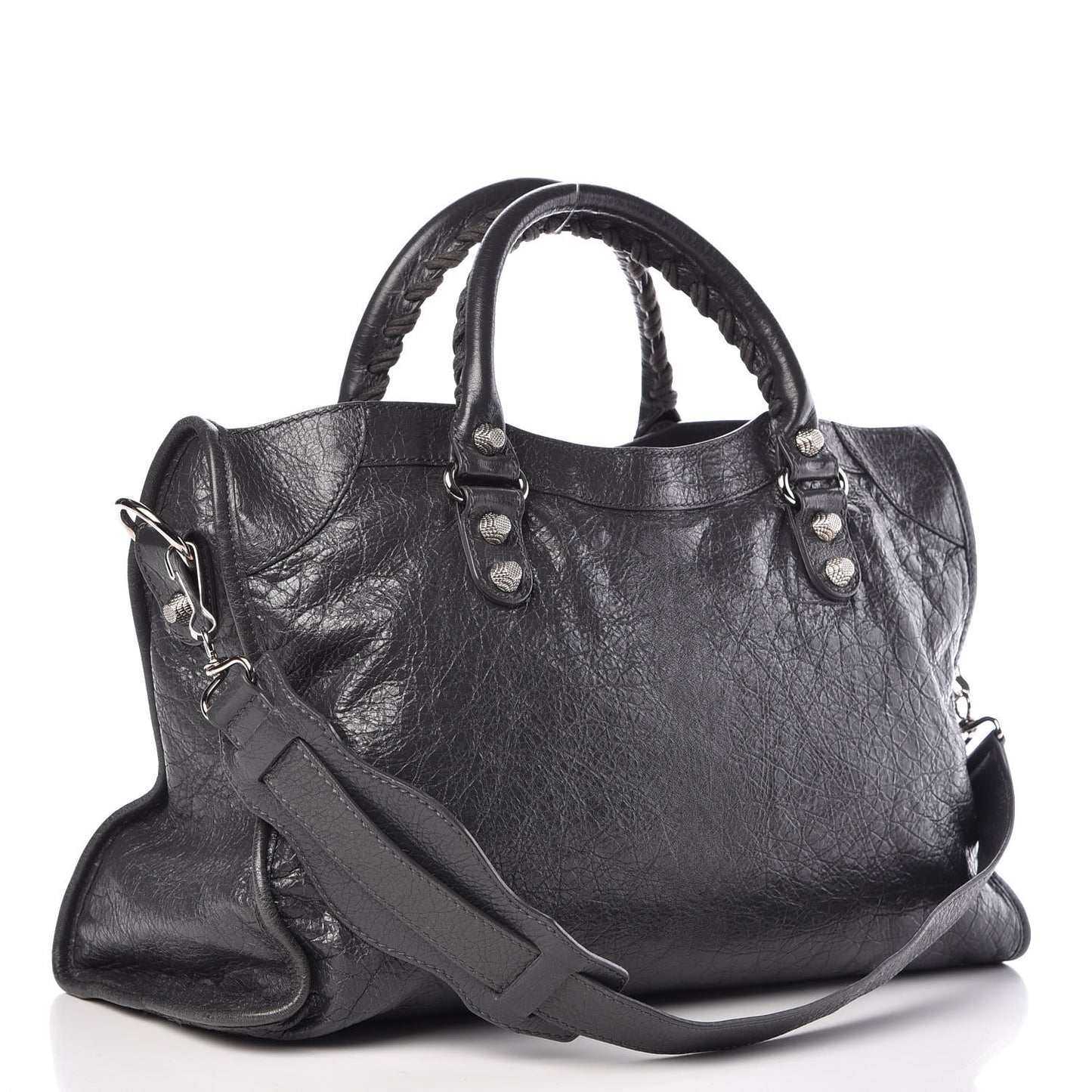Agneau Giant 12 Silver Hardware City Gris Fossile