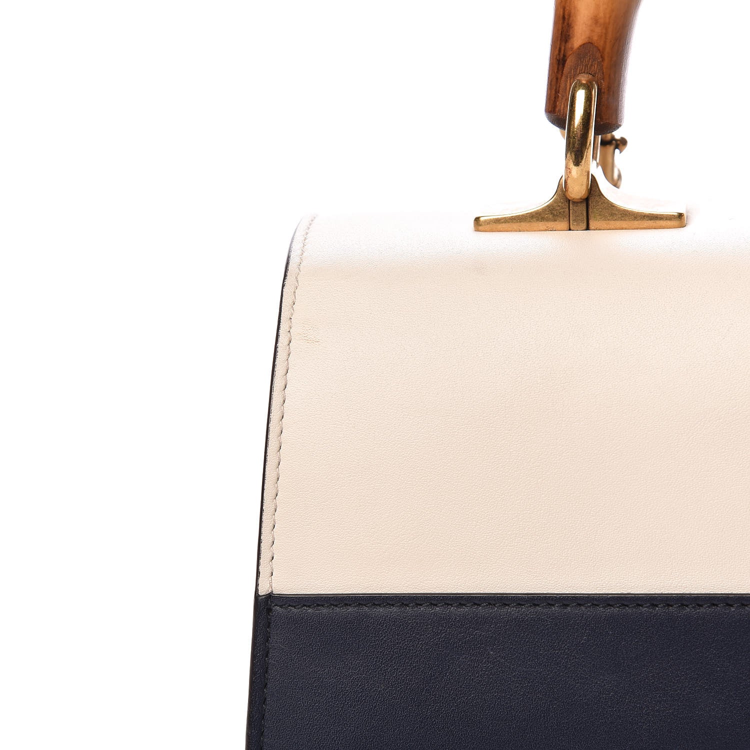 Gucci Calfskin Bamboo Web Medium Dionysus Top Handle Bag White Blue Hibiscus Red 10 of 17