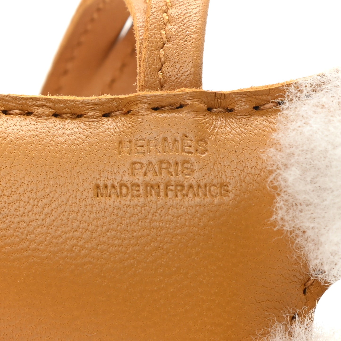 Milo Lambskin Shearling Budy Charm Biscuit