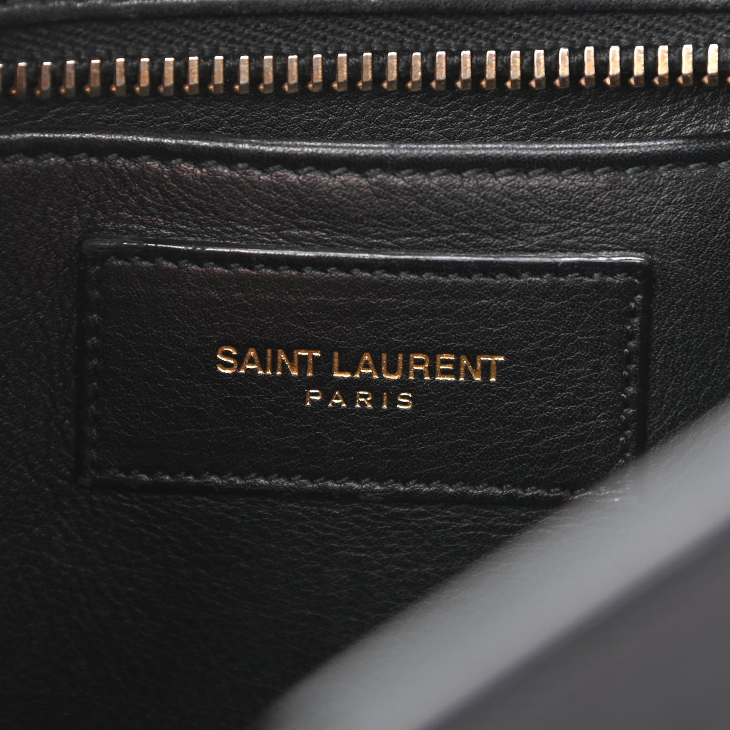 Calfskin Small Classic Y Cabas Navy Blue