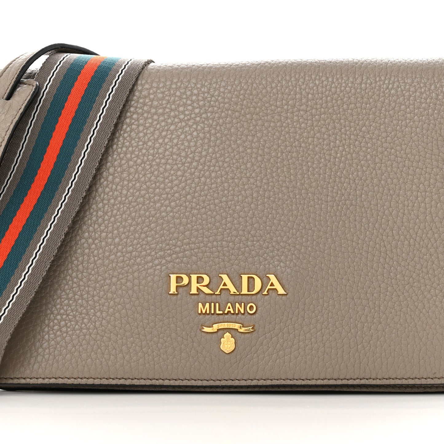 Vitello Daino Crossbody Flap Argilla