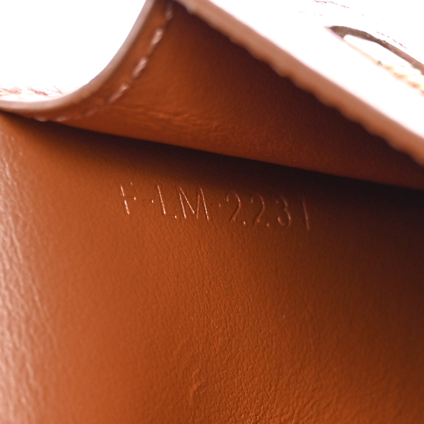 Canvas Triomphe Medium Strap Wallet White