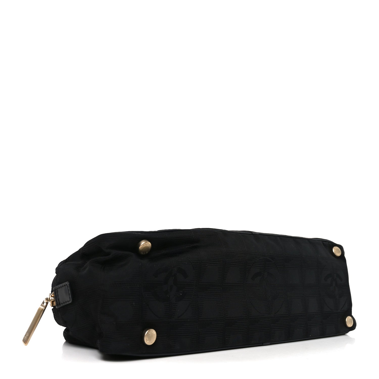 Chanel Nylon Travel Bowler Black 4 of 10