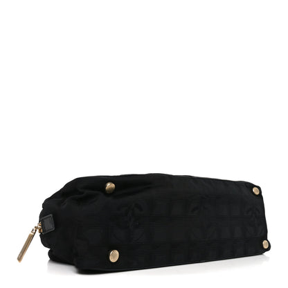 Chanel Nylon Travel Bowler Black 4 of 10