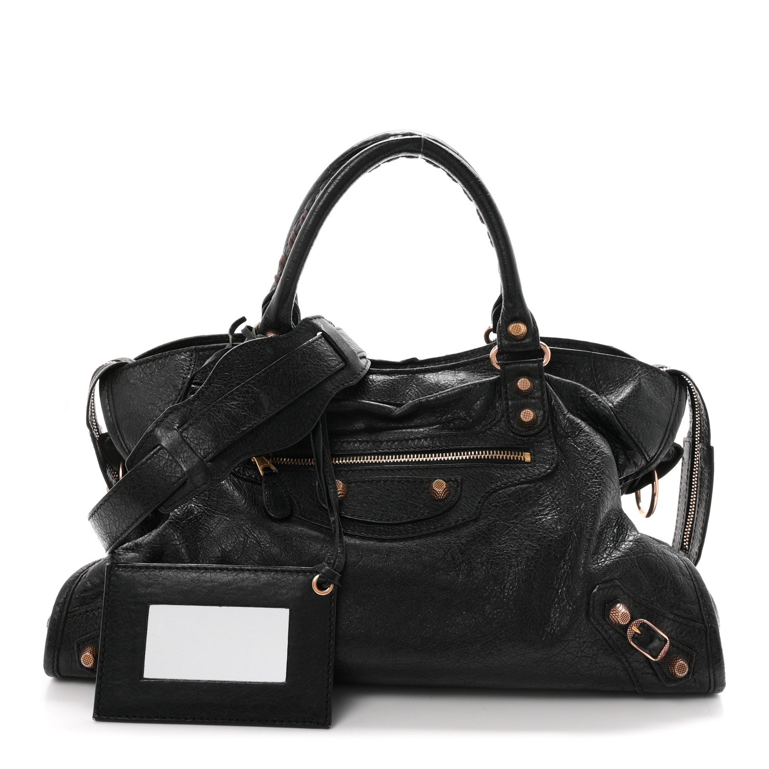 Balenciaga Agneau Giant 12 Rose Gold Hardware City Black 3 of 12