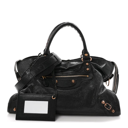 Balenciaga Agneau Giant 12 Rose Gold Hardware City Black 3 of 12
