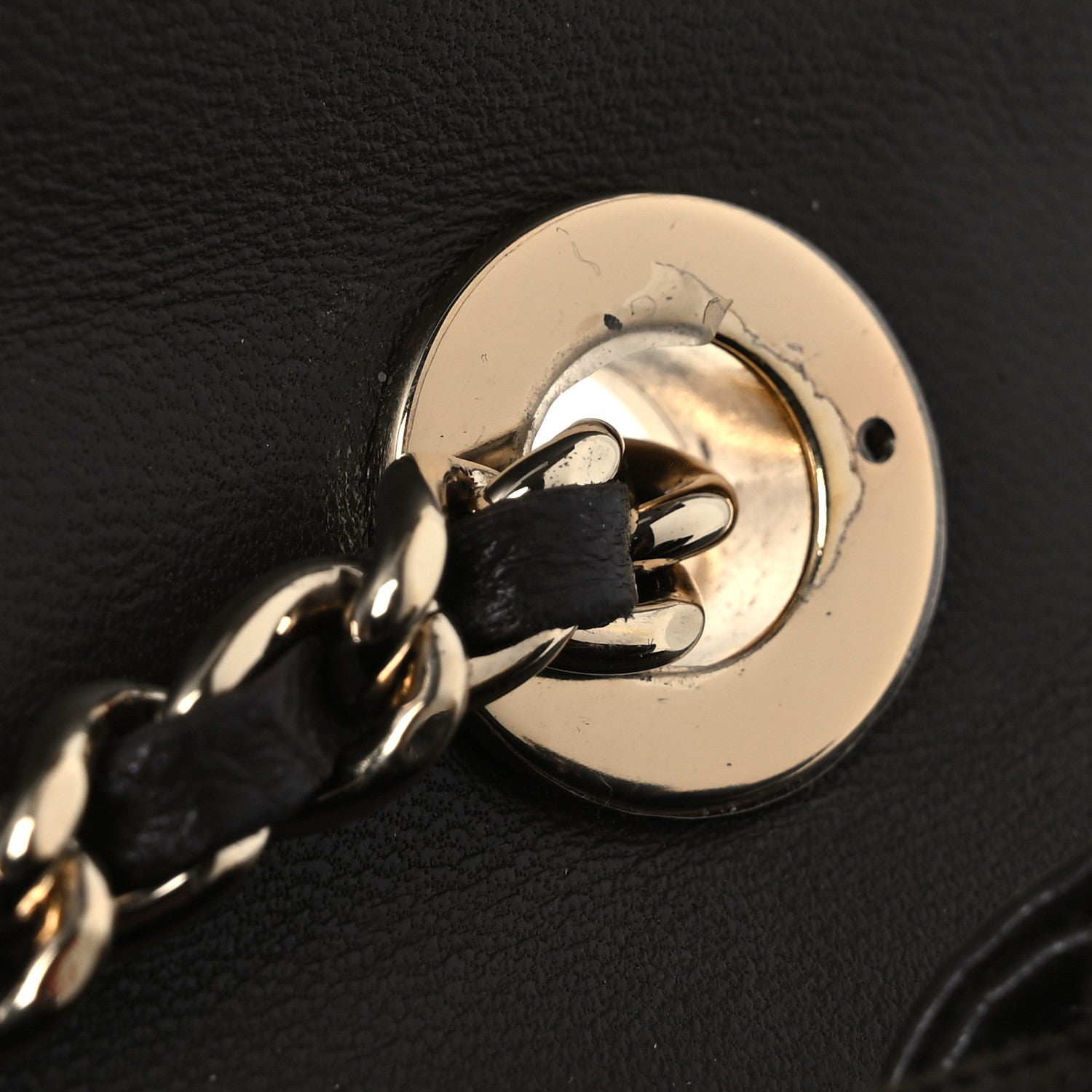 Chanel Lambskin Quilted Trendy CC Wallet On Chain WOC Dark Brown 13 of 14