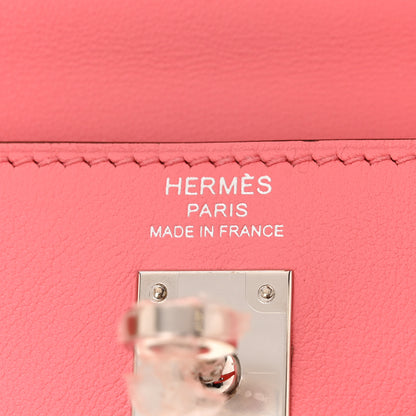 Hermes Swift Kelly Retourne 25 Rose Azalee 6 of 13
