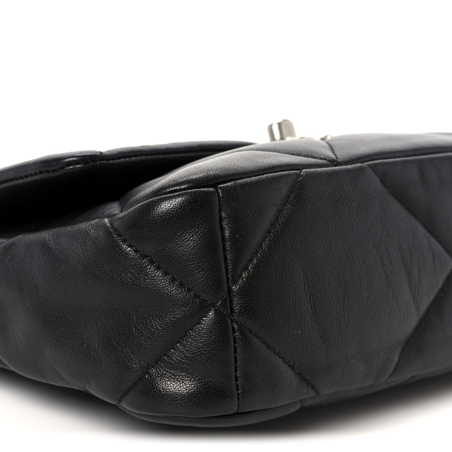 Chanel Lambskin Quilted Medium Chanel 19 Flap Black 9 of 10