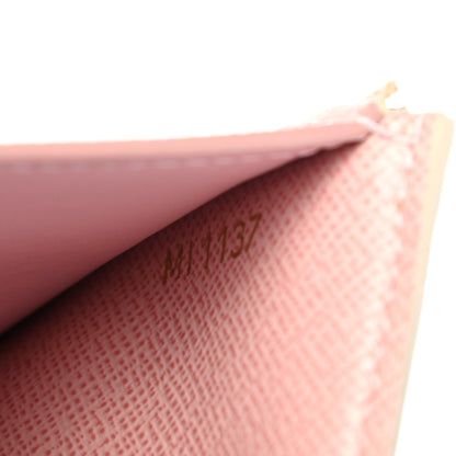 Louis Vuitton Damier Azur Victorine Wallet Rose Ballerine 7 of 7