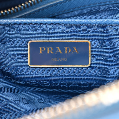 Prada Saffiano Lux Large Promenade Tote Bluette 5 of 15