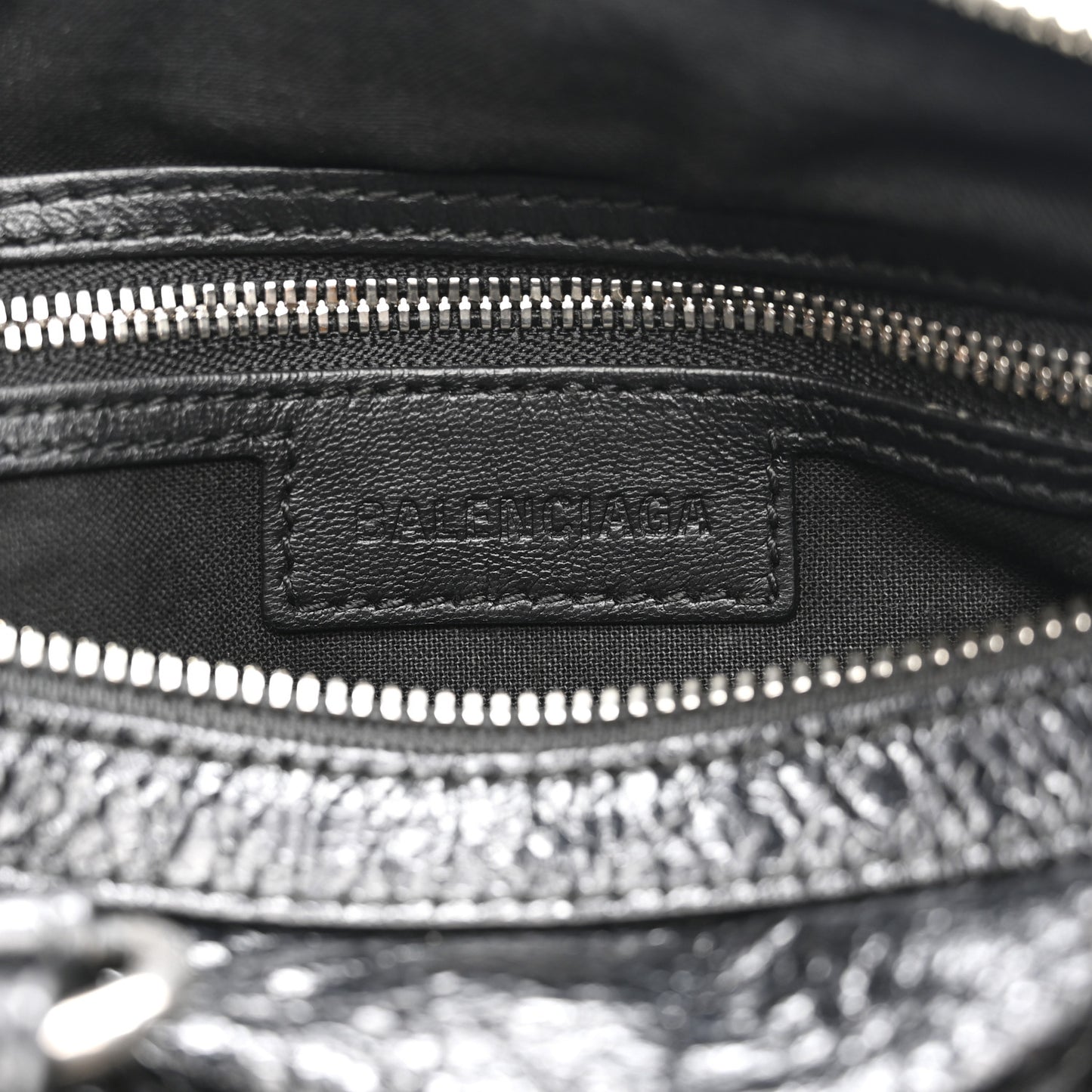 Agneau Arena Mini Le Cagole Duffle Crossbody Bag Black