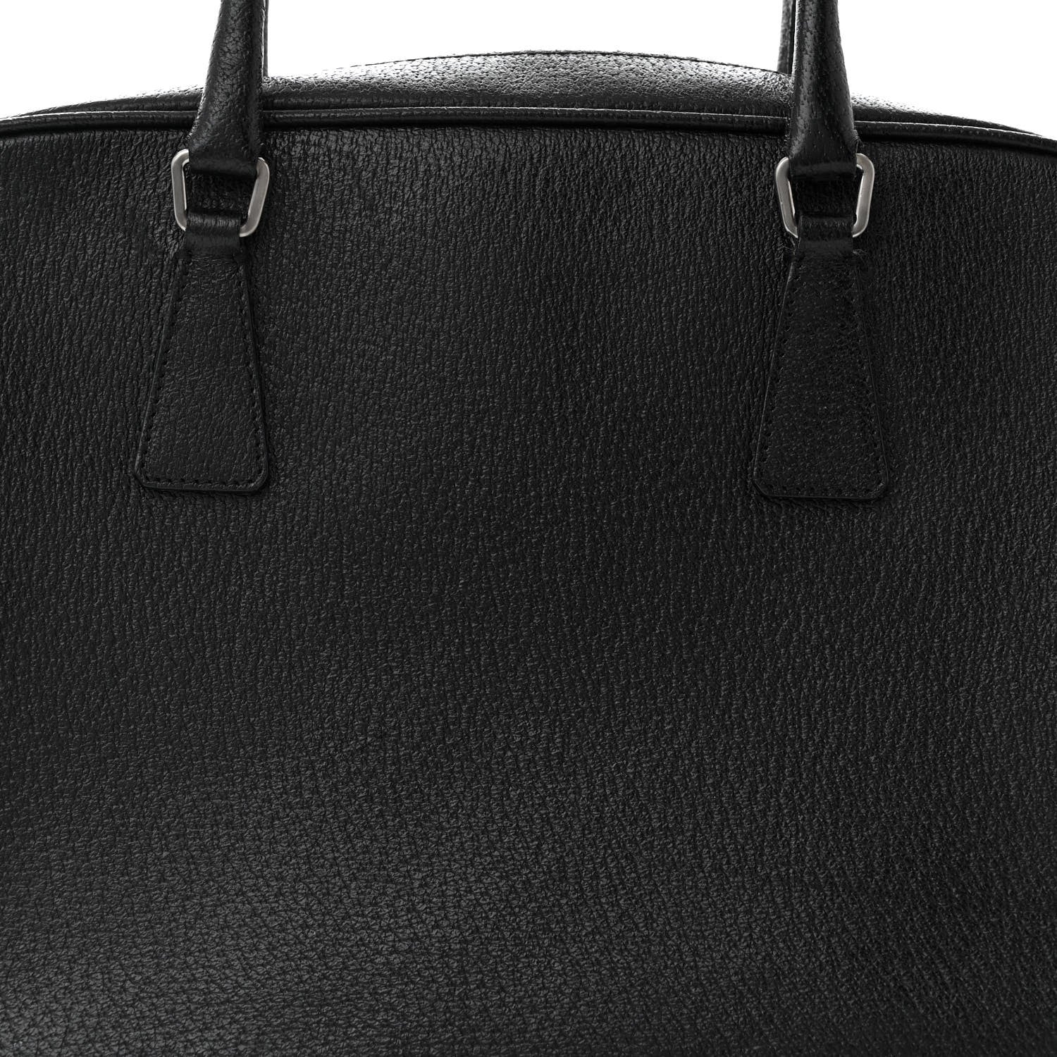 Prada Goatskin Bowling Bag Black 8 of 12