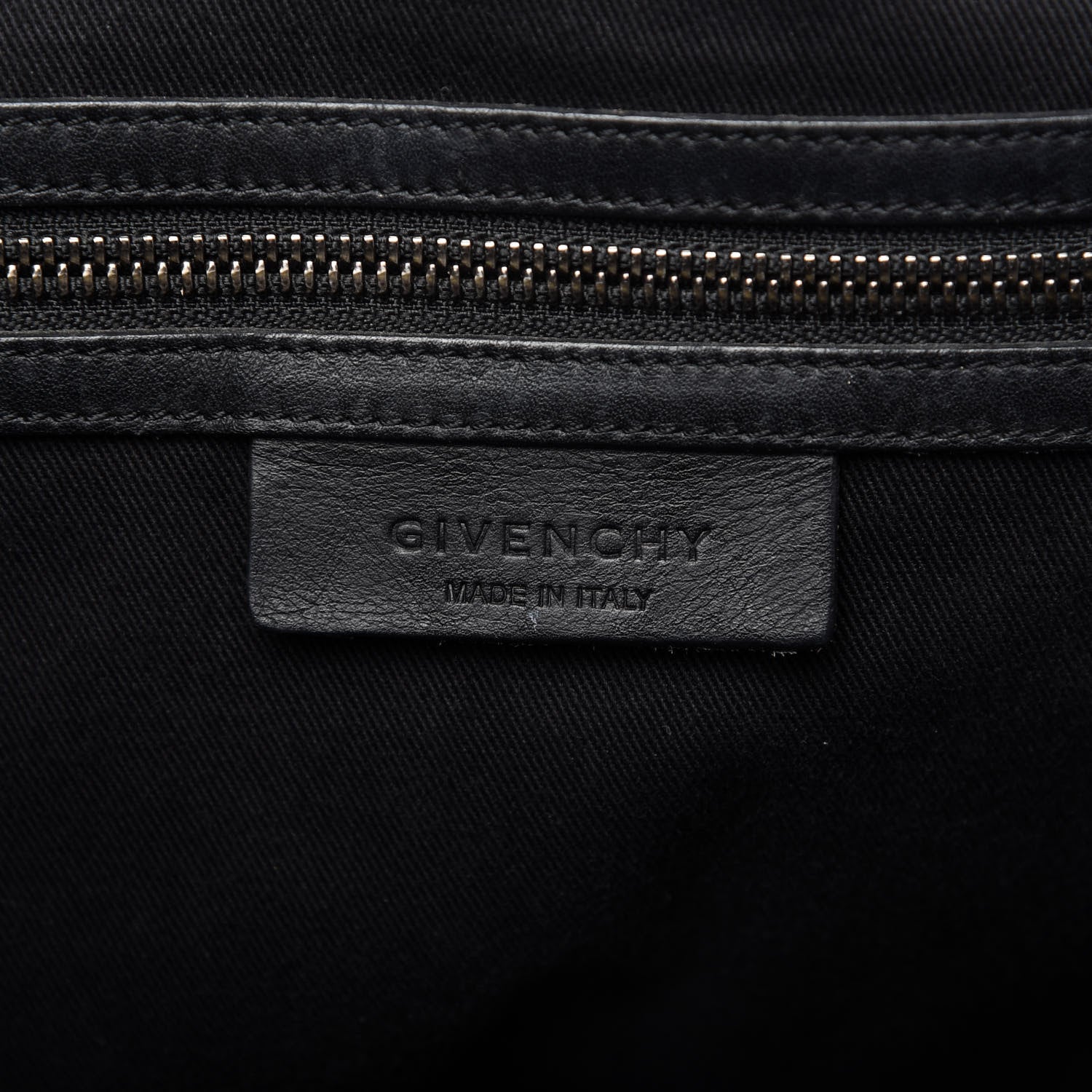 Givenchy Nubuck Crocodile Embossed Medium Antigona Washed Black 8 of 10