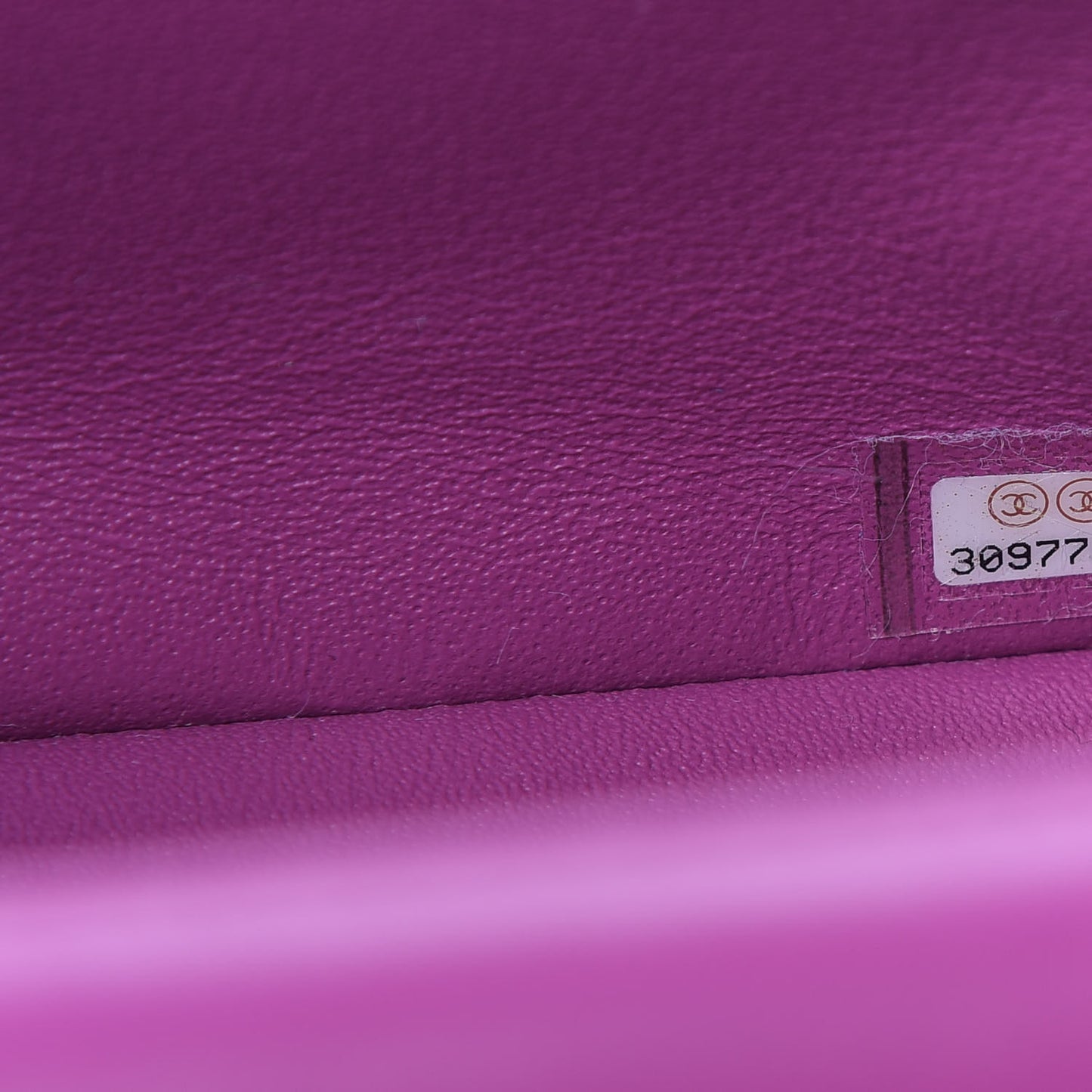 Lambskin Quilted Mini Rectangular Flap Blue Purple