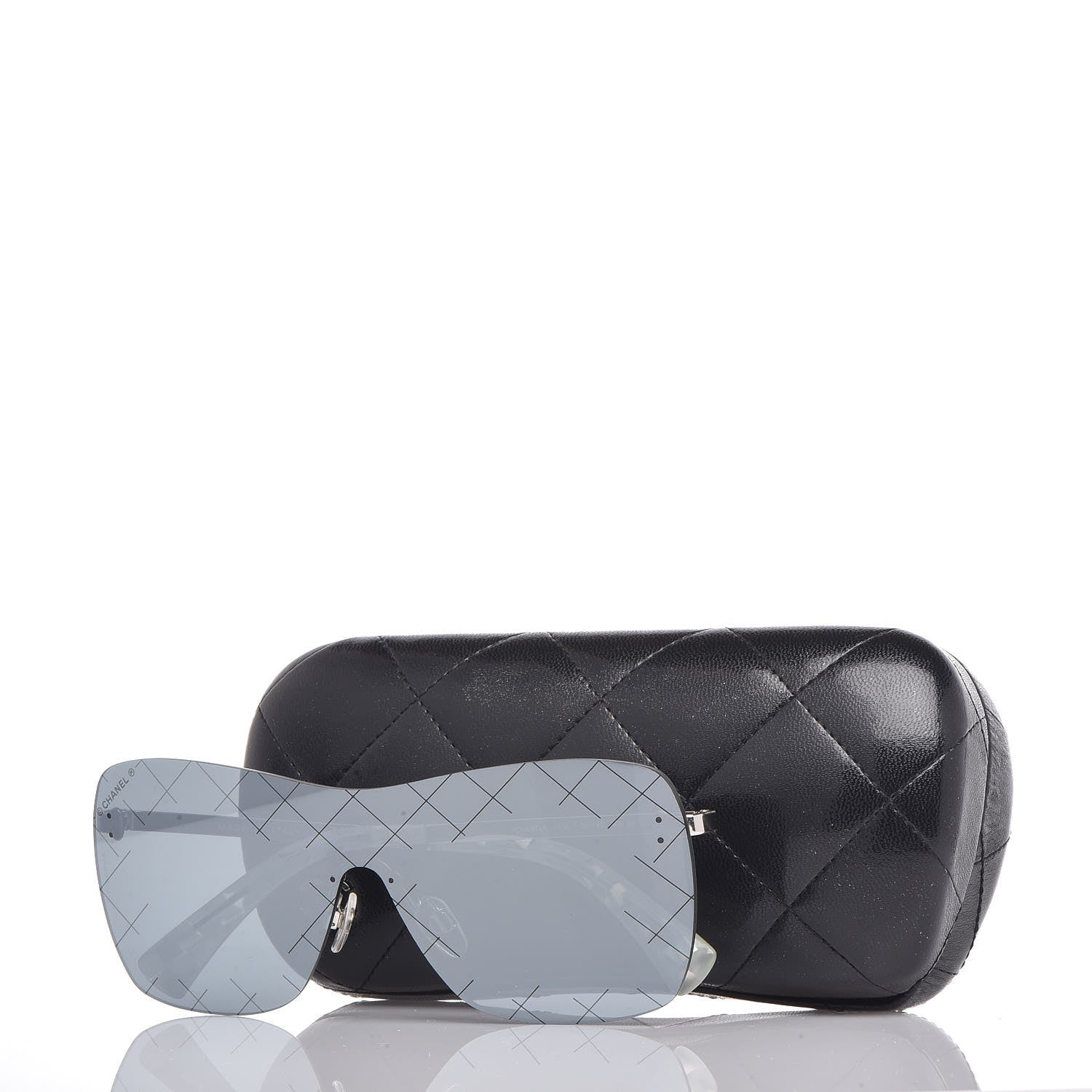 Chanel Shield Runway Sunglasses 4215 Silver 7 of 7