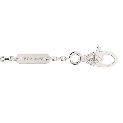 Van Cleef & Arpels 18K White Gold Diamond Mini Frivole Bracelet 4 of 5