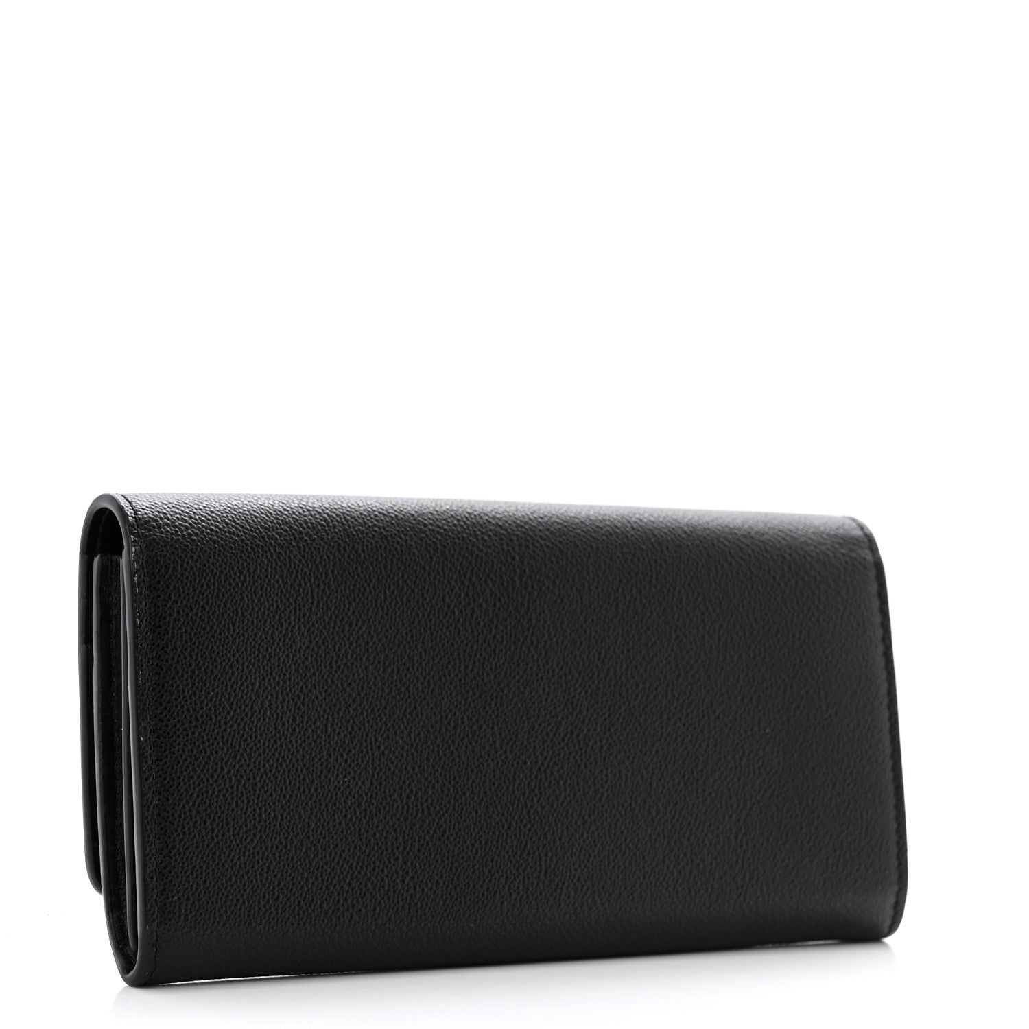 Burberry Grained Calfskin Embossed Porter Continental Wallet Black 3 of 9
