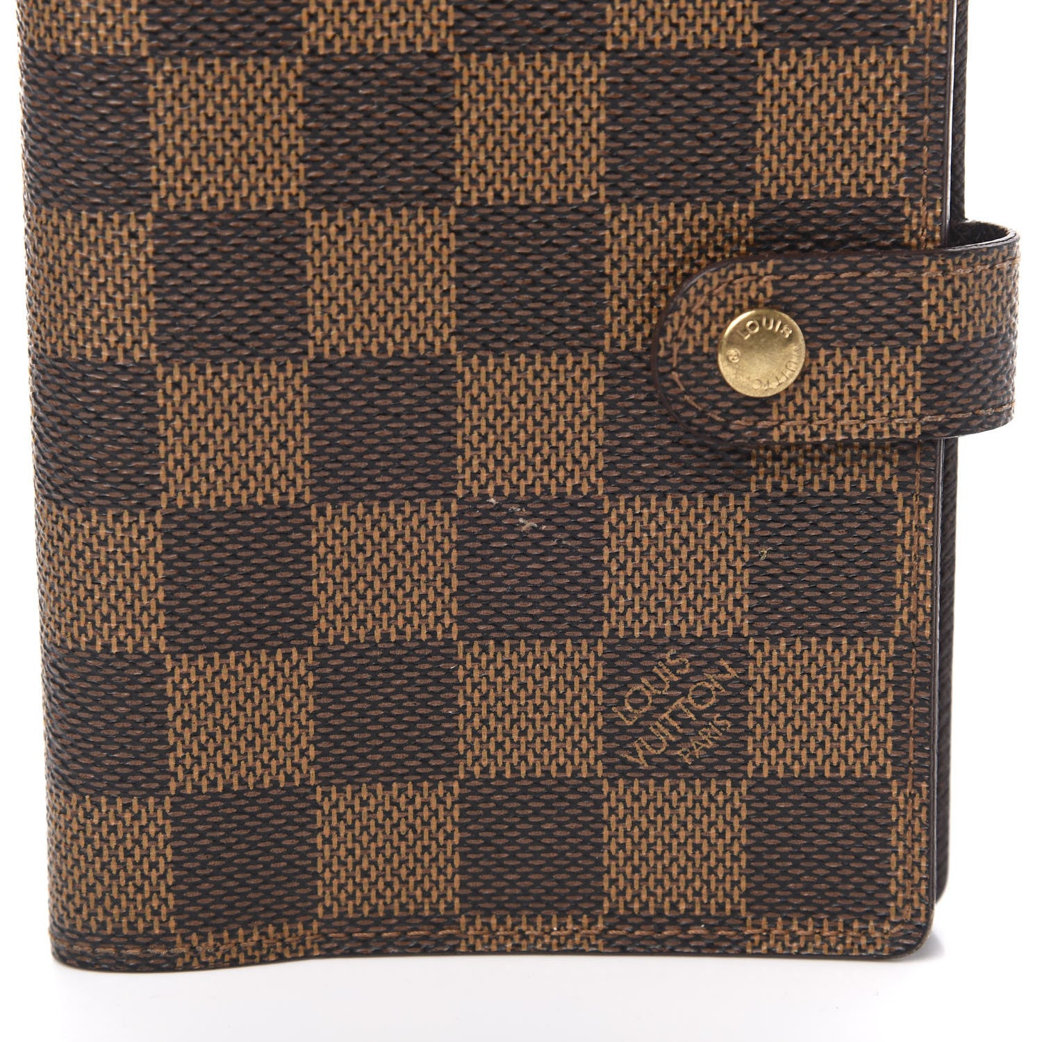 Louis Vuitton Damier Ebene Small Ring Agenda Cover 7 of 10