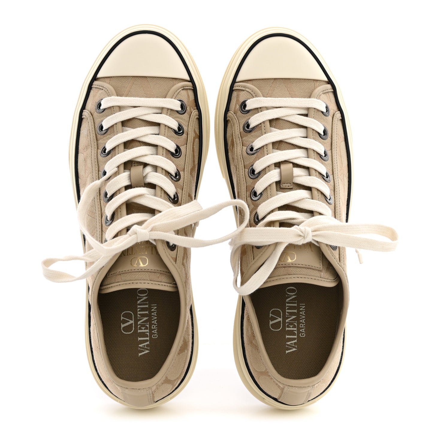 Canvas Iconographe Vlogo Sneakers 41 Beige