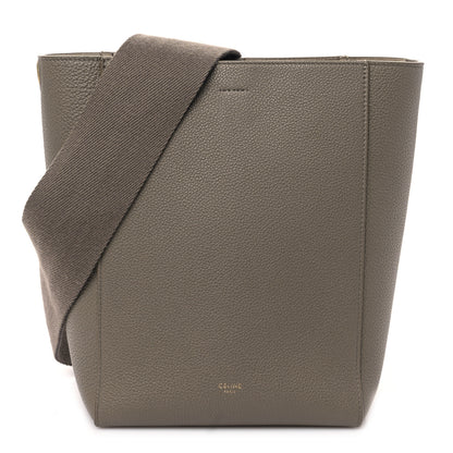 Celine Soft Grained Calfskin Small Sangle Bucket Bag Taupe 1 of 9