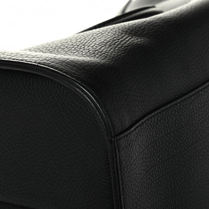 Balenciaga Grained Calfskin M Tube Round Tote Black 7 of 7