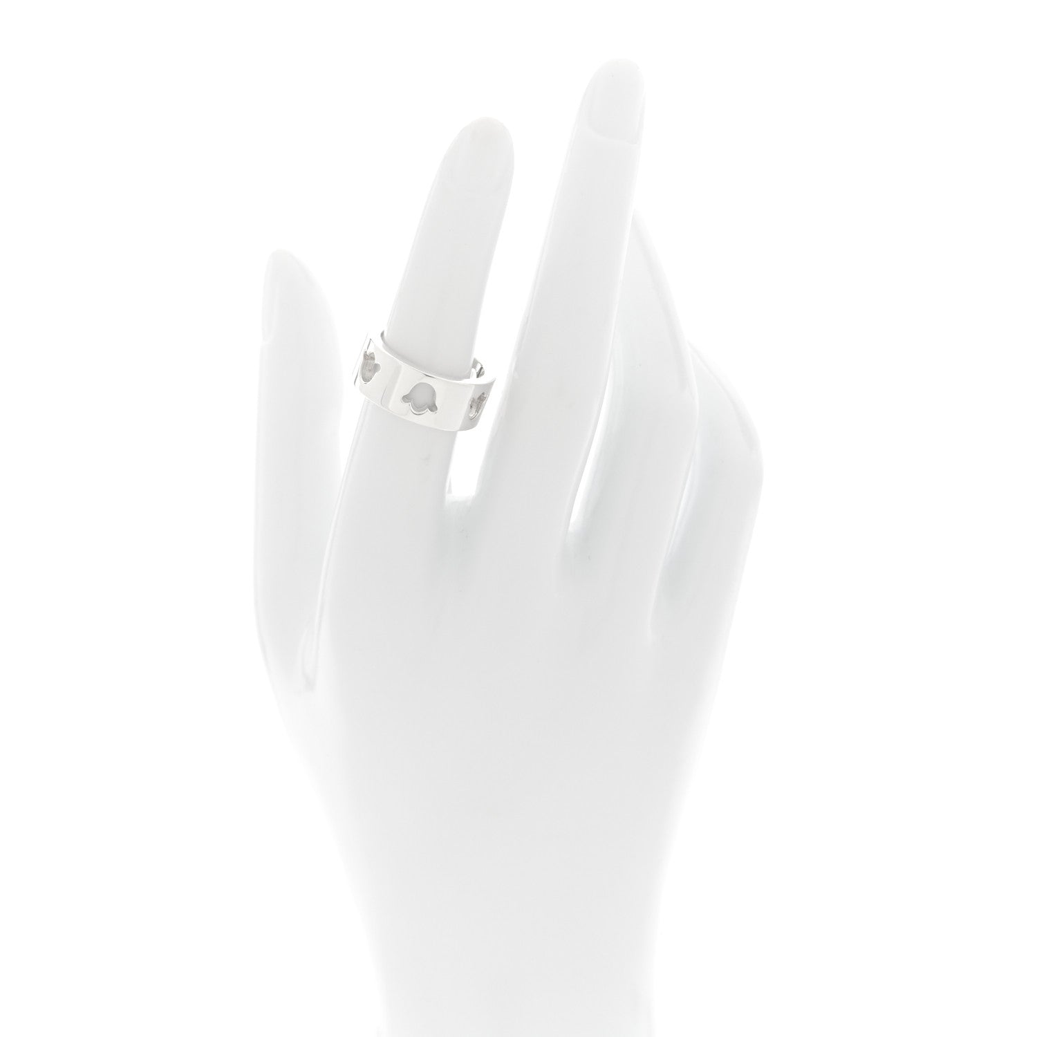 Tiffany Sterling Silver Tulip Band Ring 53 6.25 2 of 4
