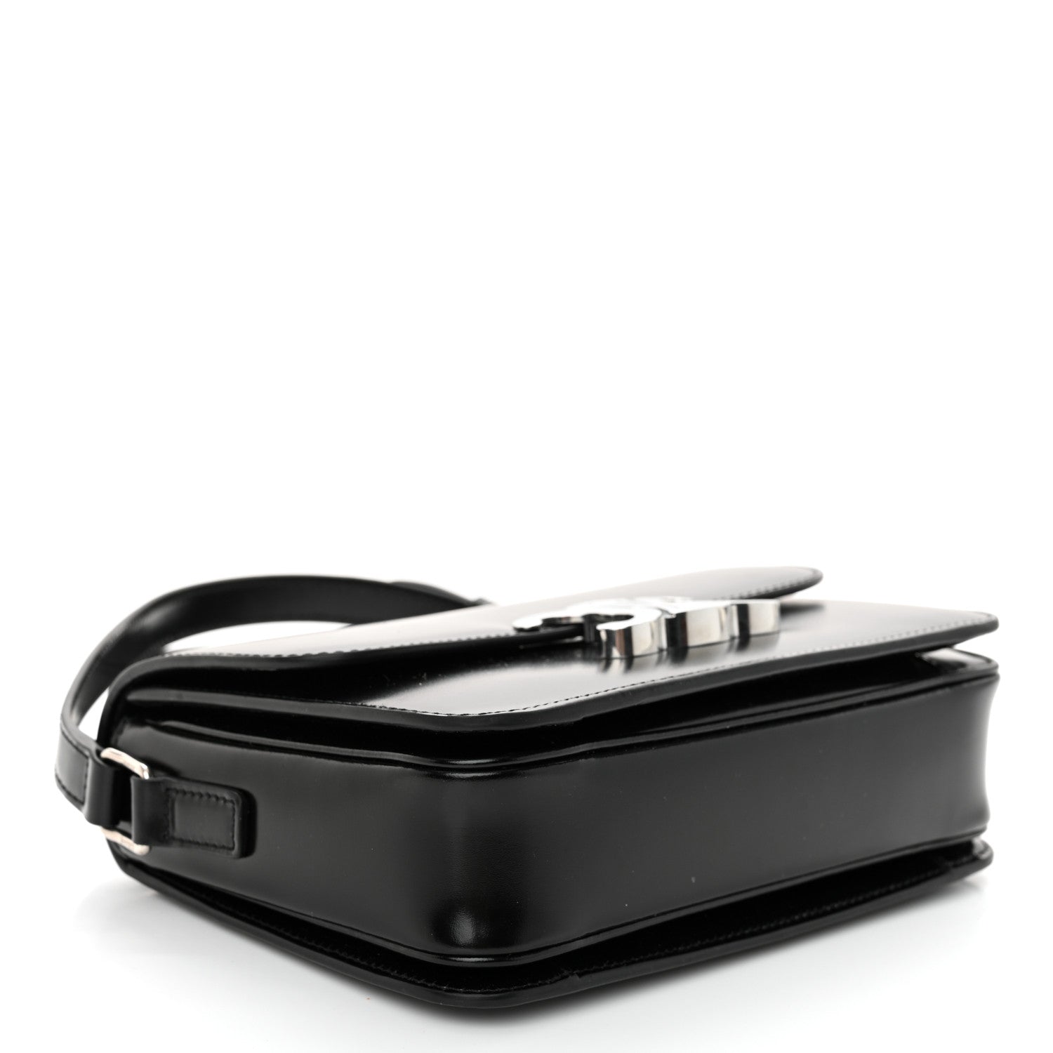 Celine Shiny Calfskin Teen Triomphe Black 4 of 13