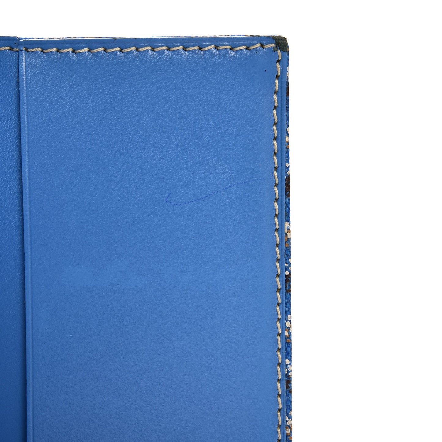Goyardine Passport Holder Sky Blue