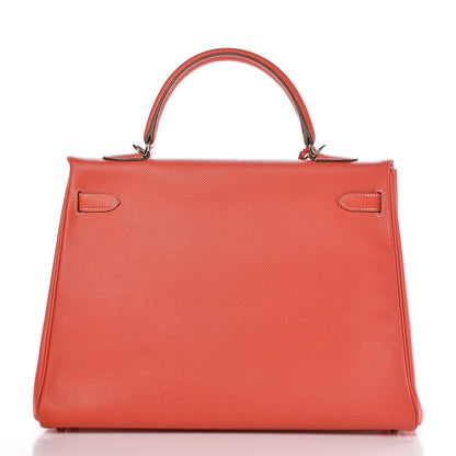 Hermes Epsom Kelly Retourne 35 Rose Jaipur Gold 5 of 36