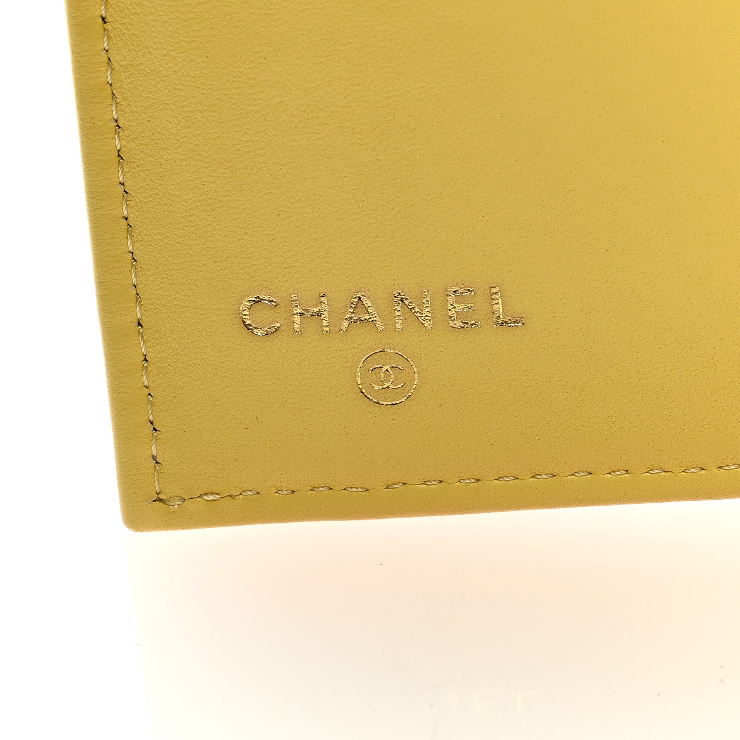 Chanel Lambskin Quilted Medium Flap Wallet Pink Yellow 6 of 7