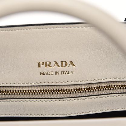 Prada Saffiano Calfskin Medium Bibliotheque Top Handle White 8 of 8