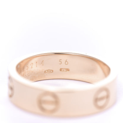 Cartier 18K Yellow Gold 5.5mm LOVE Ring 56 7.5 5 of 6