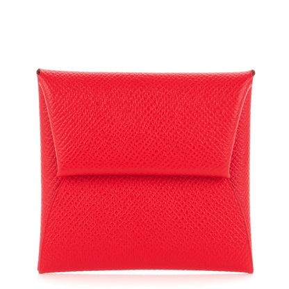 Hermes Epsom Bastia Coin Purse Rouge Casaque 1 of 6