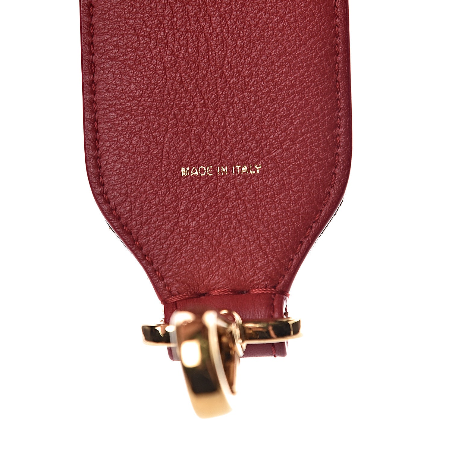 Fendi Velvet FF Mini Strap You Tobacco Fragola 3 of 5
