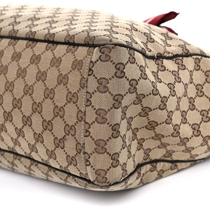 Gucci Monogram Large Positano Tote Brown 9 of 21