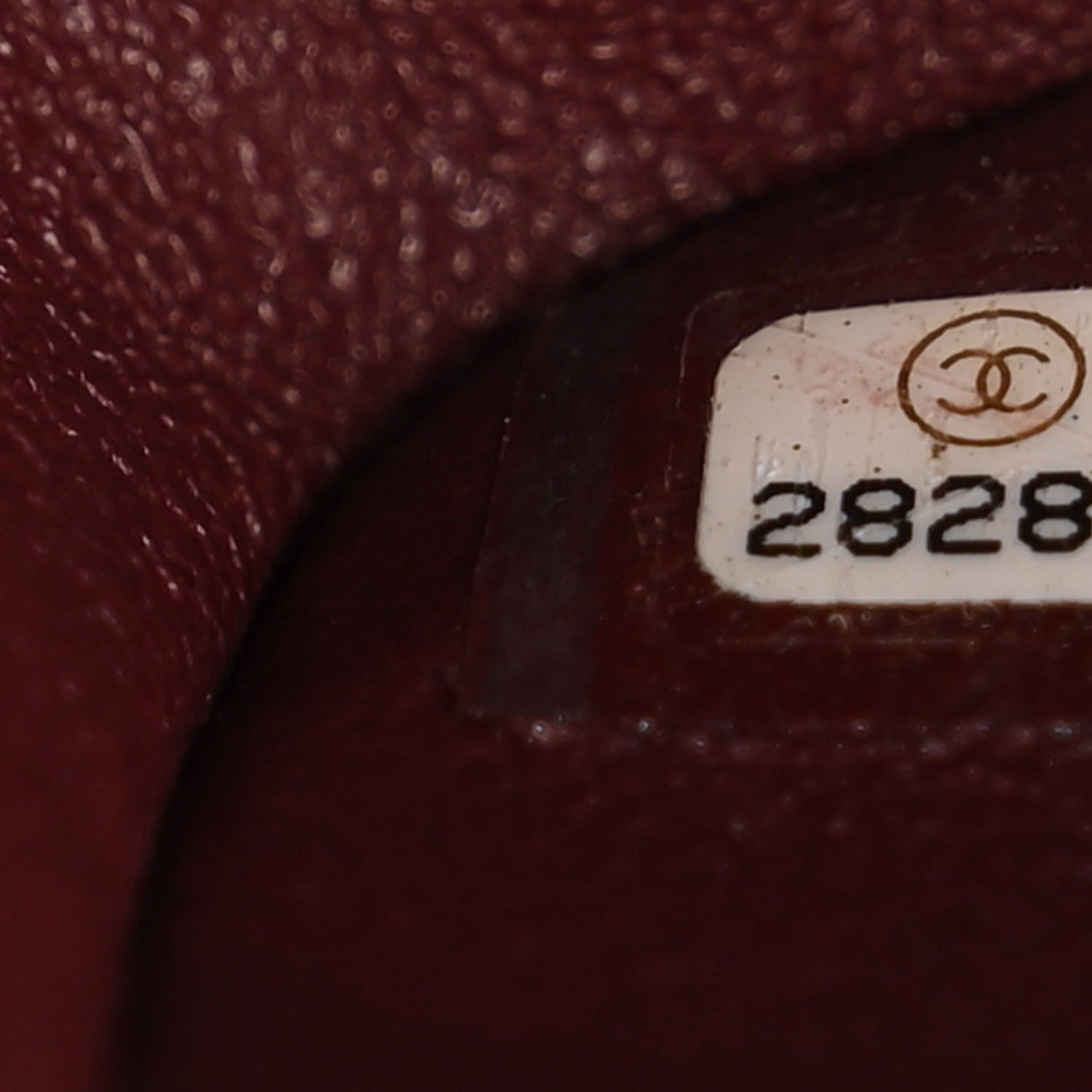 Chanel Lambskin Quilted Medium Double Flap Burgundy 7 of 13