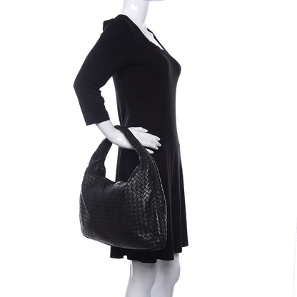Bottega Veneta Nappa Intrecciato Medium Veneta Hobo Black 2 of 12