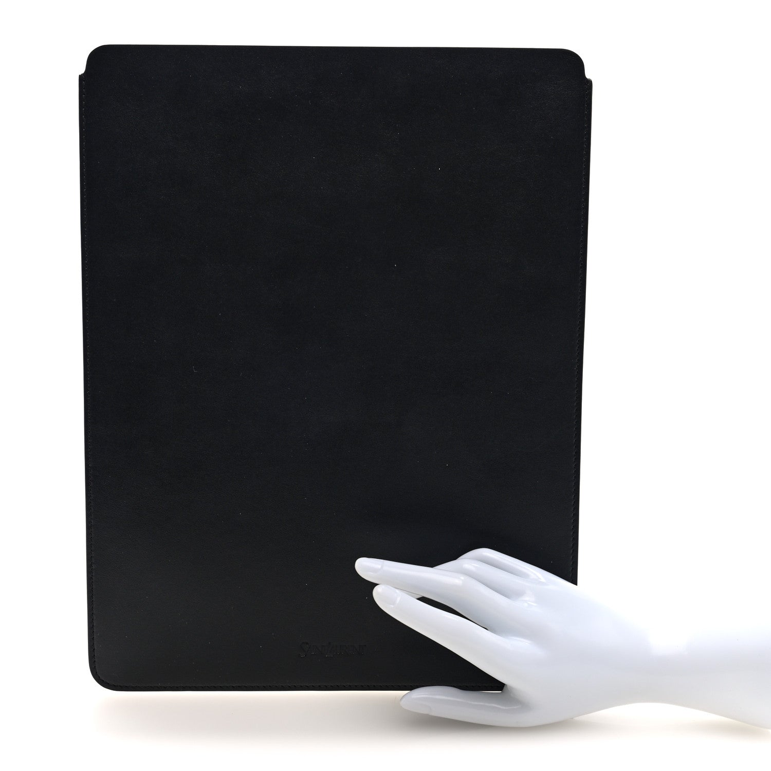 Saint Laurent Calfskin Computer Sleeve Black 2 of 6