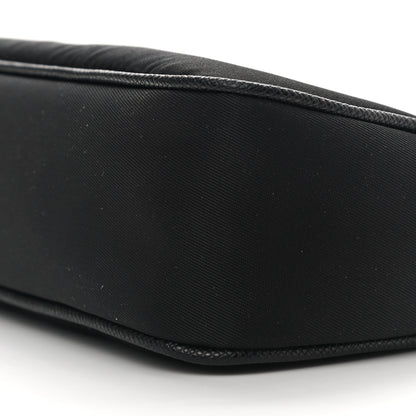 Prada Tessuto Nylon Mini Re-Edition 2000 Shoulder Bag Black 8 of 9