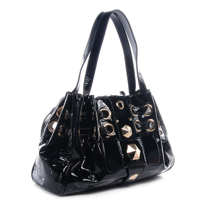 Jimmy Choo Patent Leather Riki Tote Black 3 of 7