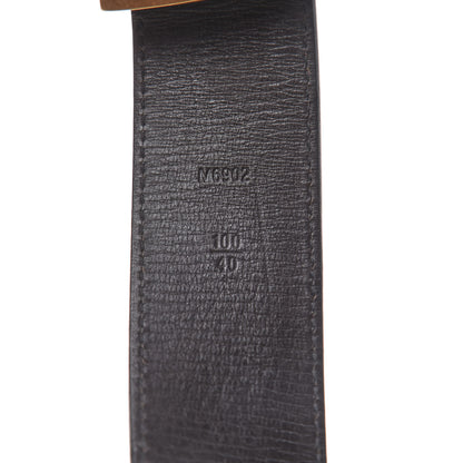 Louis Vuitton Utah LV Initiales Belt 100 40 Coffee 3 of 5