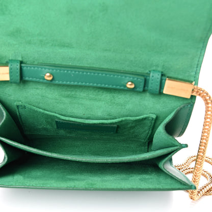 Saint Laurent Calfskin Small Classic Y Satchel Green 4 of 10