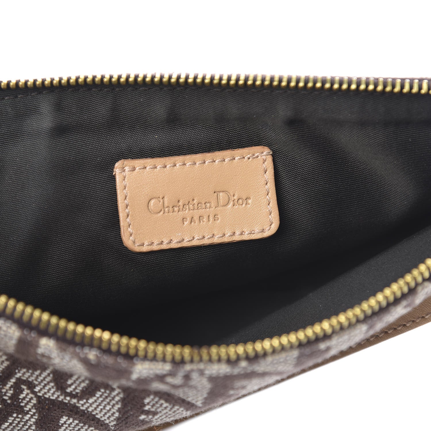 Christian Dior Monogram Mini Saddle Pochette Brown 5 of 11