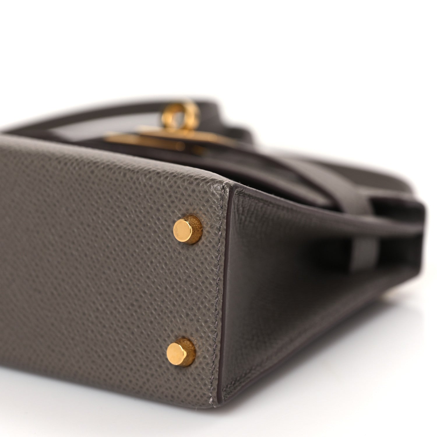 Hermes Epsom Mini Kelly Sellier 20 Etain 9 of 9