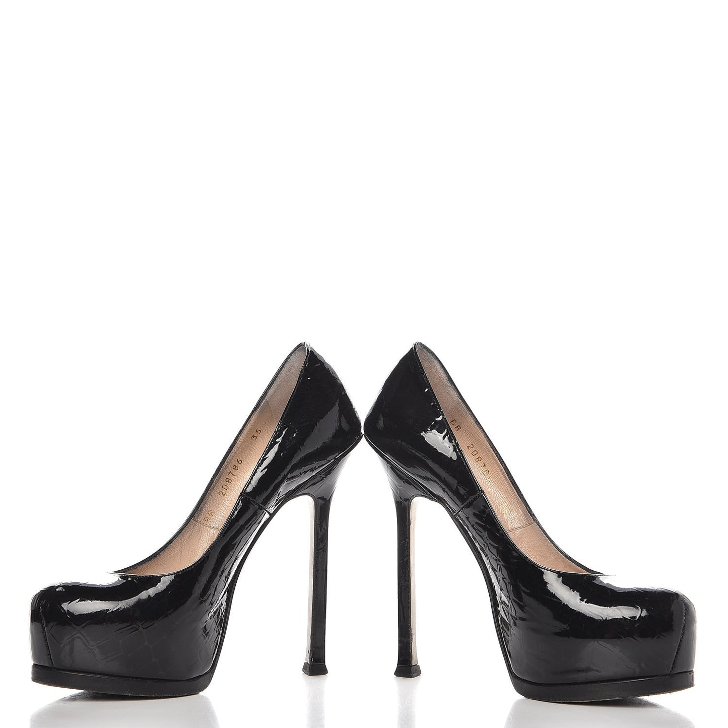 Vitello Vernice Tribtoo 105 Pumps 35 Black