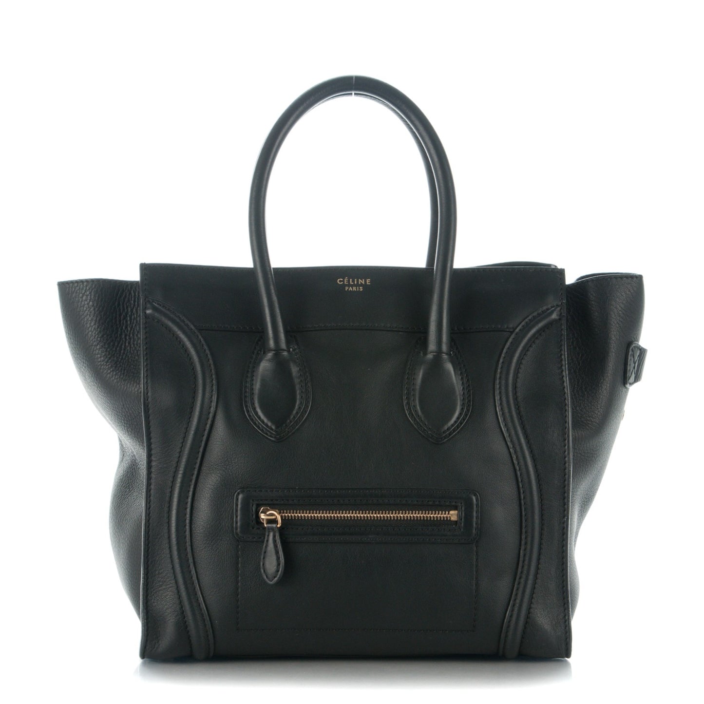 Smooth Calfskin Mini Luggage Black